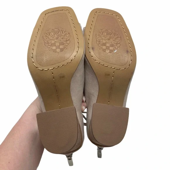 Vince Camuto Nahara Cage Sandal Corset Tie Heel - Picture 6 of 7